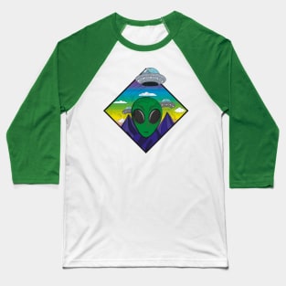 Alien Attack Baseball T-Shirt